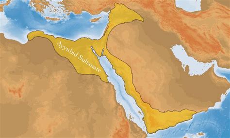 Detailed Map of The Ayyubid Sultanate at it’s greatest extent. : r/Maps