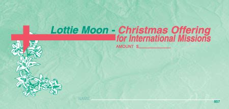 Lottie Moon | lifewayenvelopes