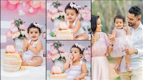 Dhananjaya De Silva Baby 1st Birthday Photoshoot _ Aanya De Silva Sri ...