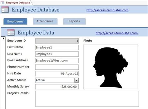 Access Database Templates for Employee Scheduling | Schedule template, Access database, Database