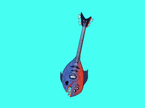 Fish Guitar by Gunnar Feldmann on Dribbble