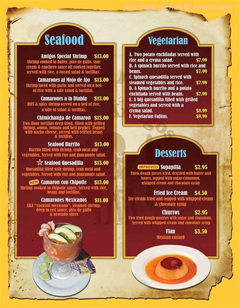 Online Menu of Tres Amigos Mexican Restaurant Restaurant, Indiana, Pennsylvania, 15701 - Zmenu