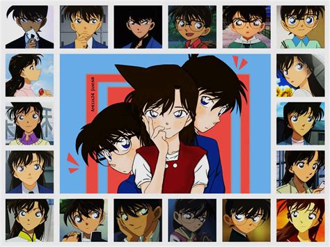 Kudo Shinichi, Mouri Ran and Edogawa Conan - Anime couples Fan Art ...