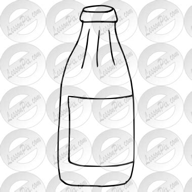 Ketchup Outline for Classroom / Therapy Use - Great Ketchup Clipart