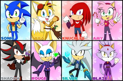 Holiday Fanart - Sonic and Friends by kuyki0821 on DeviantArt