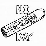 Printable No Smoking Day coloring Page  Download Print Or Color sketch template