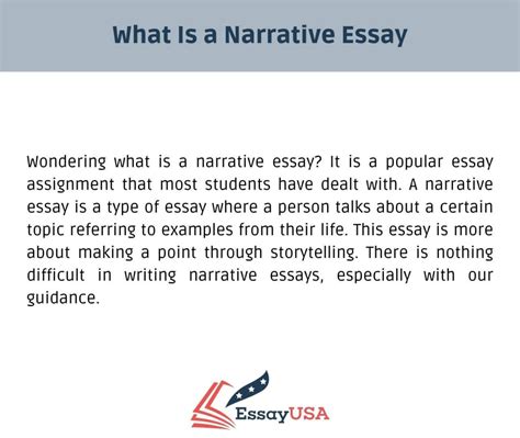 The Secrets of Narrative Essay Writing