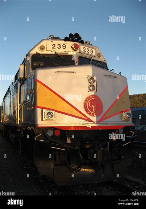 Emd f40ph diesel electric locomotive grand hi-res stock photography and ...