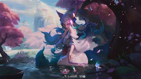 Spirit Blossom Ahri League Of Legends Live Wallpaper - MoeWalls