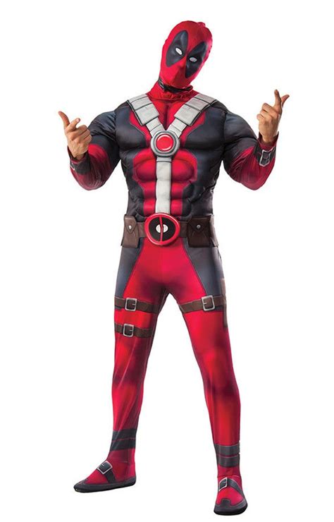 Marvel Deadpool Deluxe Costume Adult - PartyBell.com