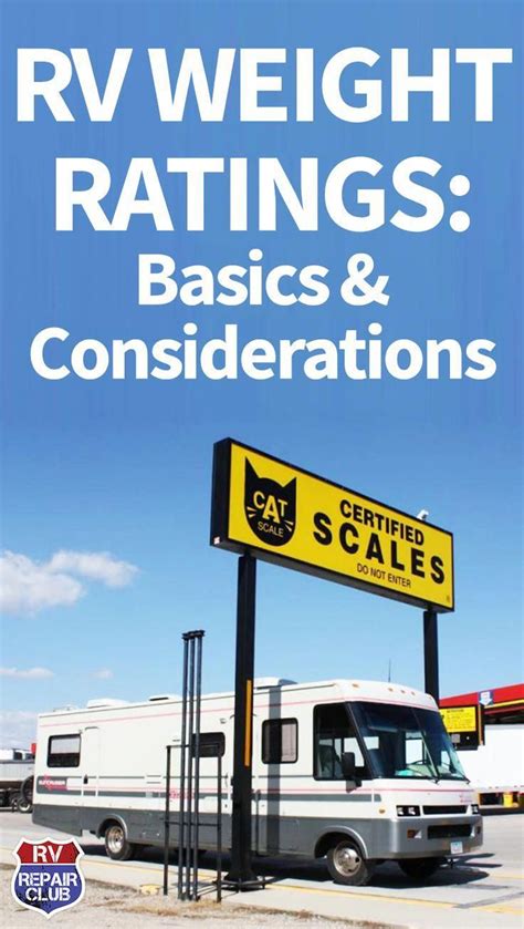 RV Weight Ratings: Basics and Considerations | Rv repair, Recreational ...