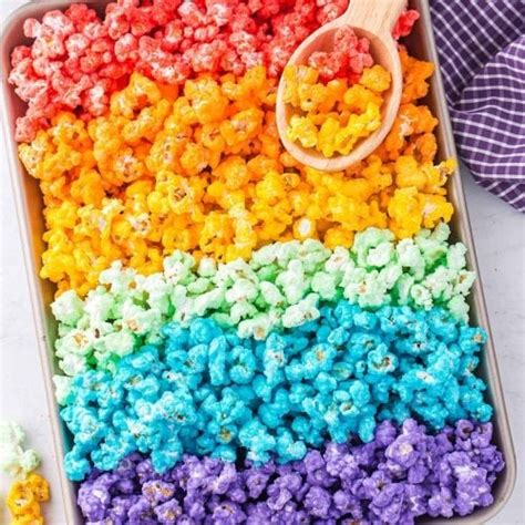 Rainbow Popcorn (Unicorn Popcorn) - Princess Pinky Girl