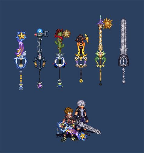 Kingdom Hearts 1 All Keyblades