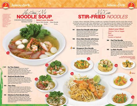 Menu – Saigon Cafe Atlanta Georgia