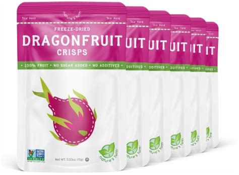 Freeze-Dried Fruit Snacks - Dragon Fruit Crisps - No Sugar Added ...