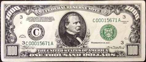 Printable 1000 Dollar Bill