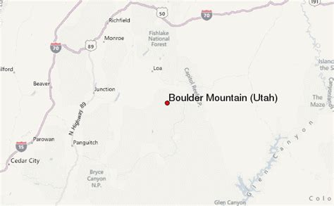 Boulder Mountain (Utah) Mountain Information