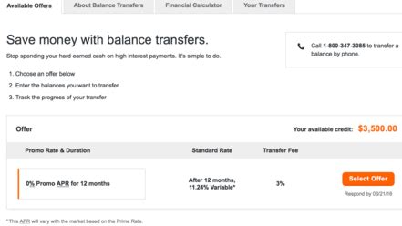 Discover Balance Transfer Offers