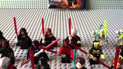 My MASSIVE Lego Star Wars Sith Minifigure Collection 2012 Update - YouTube