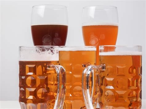 Premium Photo | German beer glasses