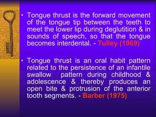 tongue-thrusting | PPT