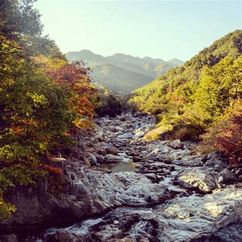 Mt Jirisan, South Korea. Jirisan is Korea's second tallest mountain ...