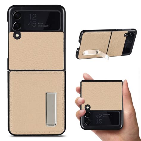 New High Quality Leather Samsung Galaxy Z Flip 3 Protective Cover With ...