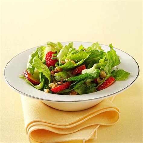 Crunchy Romaine Strawberry Salad Recipe | Taste of Home