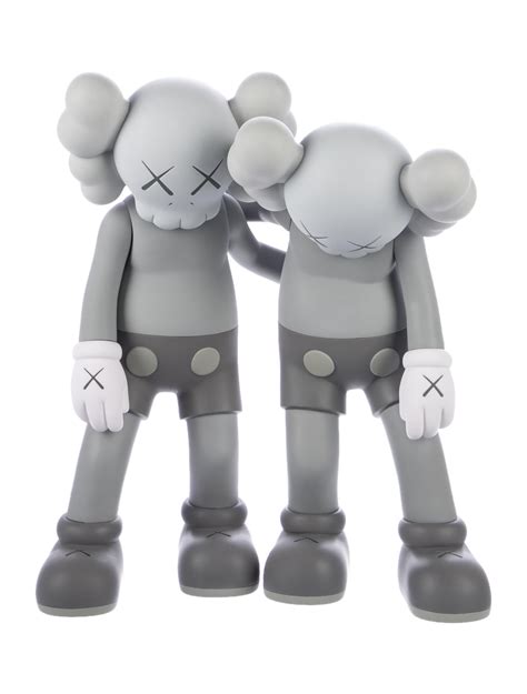 KAWS x Medicom 2019 Along the Way Grey - Grey Figures, Collectibles ...