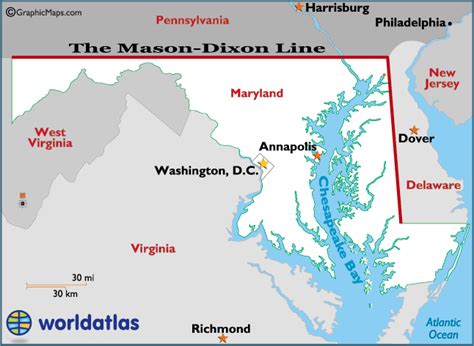 Delving Into The Mason-Dixon Line: A Historical And Geographical Divide ...