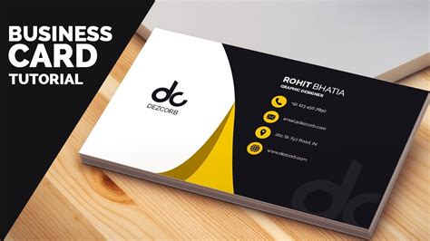 Photoshop Cs23 Business Card Template – PARAHYENA