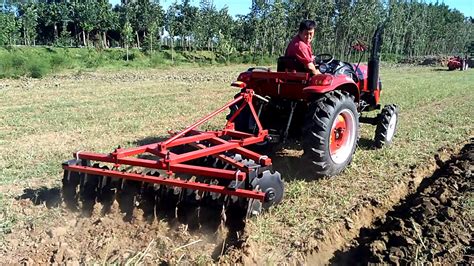 40hp tractor with harrow 1 - YouTube