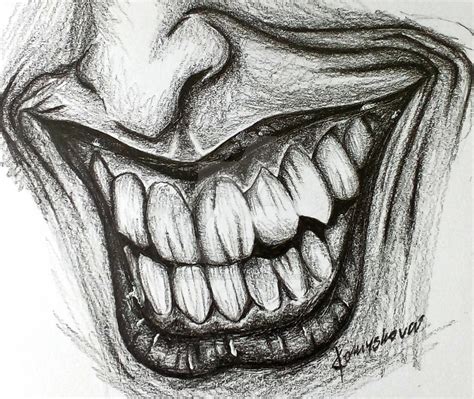 Joker's smile by kackakacekdraw on DeviantArt