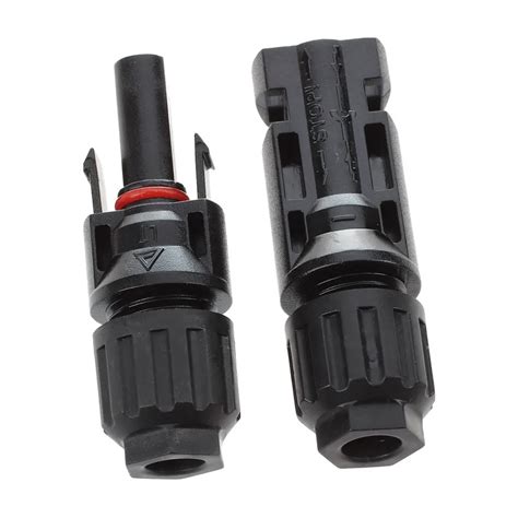 AFBC 1 pair MC4 Male + Female M/F Connectors Set for PV Solar Panel ...