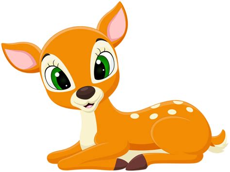 Cute Little Deer Cartoon PNG Clipart | Deer cartoon, Cartoons png, Cartoon clip art