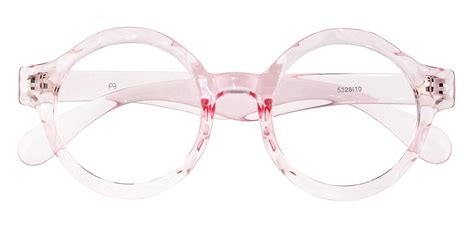 Crystal Round Prescription Glasses - Pink | Women's Eyeglasses | Payne Glasses