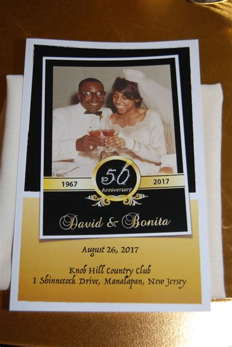 Program For 50th Anniversary Party | 50th anniversary party, 50th anniversary, Anniversary parties