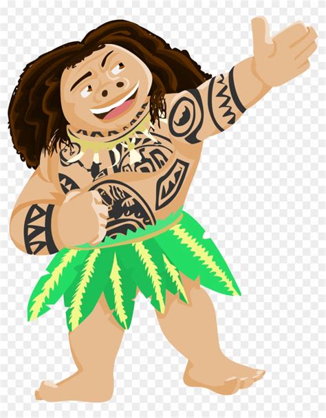 Maui Vector By Thedeadpool601 - Maui Moana Vector - Free Transparent PNG Clipart Images Download