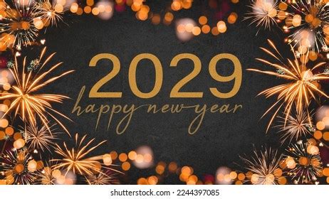 Happy New Year 2029 Festive Silvester Stock Photo 2244397085 | Shutterstock