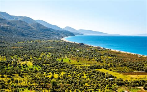 Albania Beaches Map