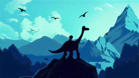 The Good Dinosaur Illustration Wallpaper,HD Movies Wallpapers,4k ...