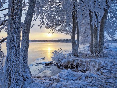 Photo Finland Lake Saimaa winter - free pictures on Fonwall