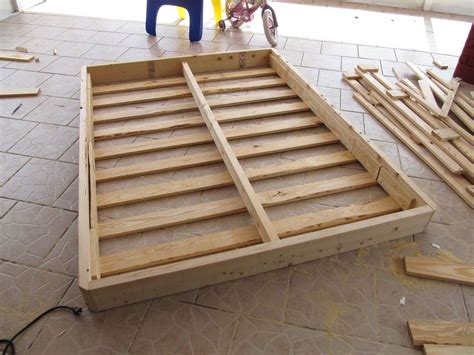 (Re)Building a Bed Foundation | Box spring bed frame, Box spring bed, Bed foundation