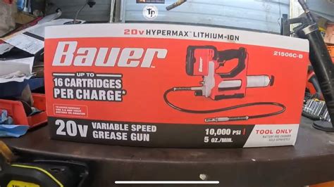 Bauer Harbor Freight Grease Gun Unboxing and review - YouTube