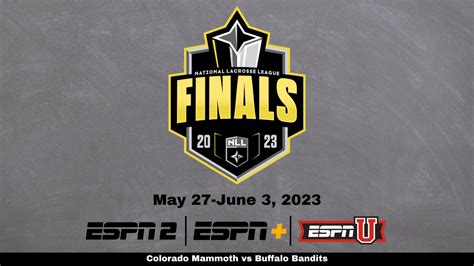 ESPN Platforms to Televise 2023 National Lacrosse League Finals ...