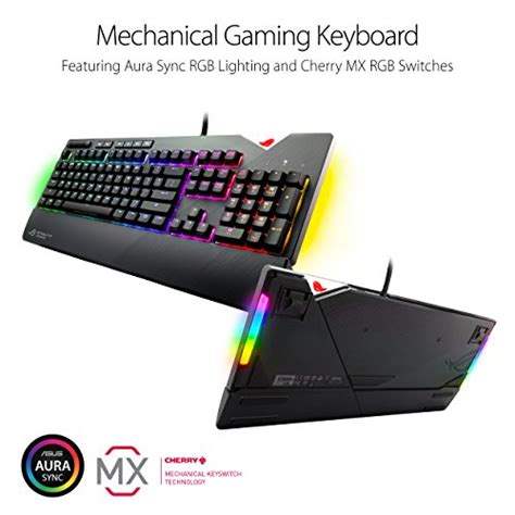 ASUS ROG Strix Flare Aura Sync RGB Mechanical Gaming Keyboard with ...