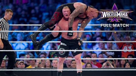 The Undertaker vs. Brock Lesnar - WrestleMania 30 (Full Match - WWE Network Exclusive) | WWE