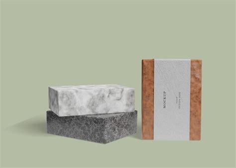 Premium PSD | Soap packaging mockup