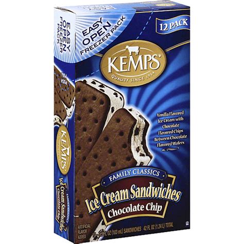 Kemps Ice Cream Sandwiches 12 ea | Sandwiches & Bars | Lake Mills Market