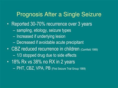 PPT - Epilepsy: Prognosis and Treatment PowerPoint Presentation, free ...